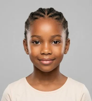 Kids' braided style